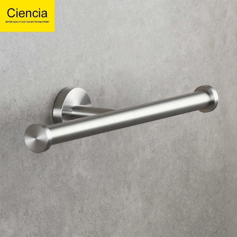 Ciencia SUS304 Stainless Steel Double Paper Holder Drilling Toilet Paper Holder for 2 Roll Paper For Bathroom Kitchen Accessory
Ciencia SUS304 Stainless Steel Double Paper Holder Drilling Toilet Paper Holder for 2 Roll Paper For Bathroom Kitchen Accessory