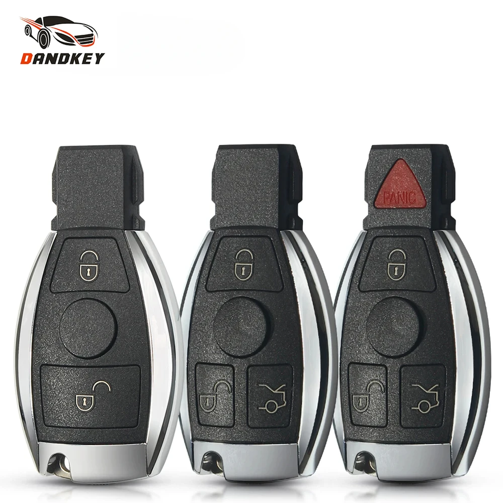 

Dandkey For Mercedes Benz W203 W204 W205 W210 W211 W212 W221 W222 Car Remote Control Key Shell Case 2/3/4 Buttons BGA NEC Cover
