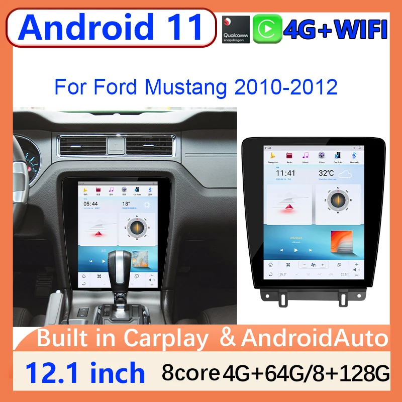 Автомобильная магнитола на Android 11 для Ford Mustang 2009 -2012, мультимедийный видеоплеер с GPS-навигацией для Carplay, автомобильная BT, Wi-Fi, 4G, DSP, головное устройство
Автомобильная магнитола на Android 11 для Ford Mustang 2009 -2012, мультимедийный видеоплеер с GPS-навигацией для Carplay, автомобильная BT, Wi-Fi, 4G, DSP, головное устройство
