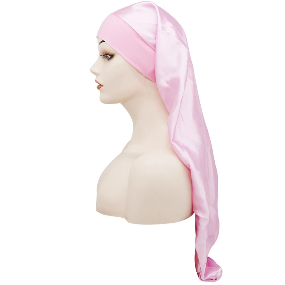 Silk Bonnet Sleep Night Hat Hair Care Unisex Head Cover High Elastic Wide Brimmed Satin for Women's Hair Protection Wholesal
Silk Bonnet Sleep Night Hat Hair Care Unisex Head Cover High Elastic Wide Brimmed Satin for Women's Hair Protection Wholesal