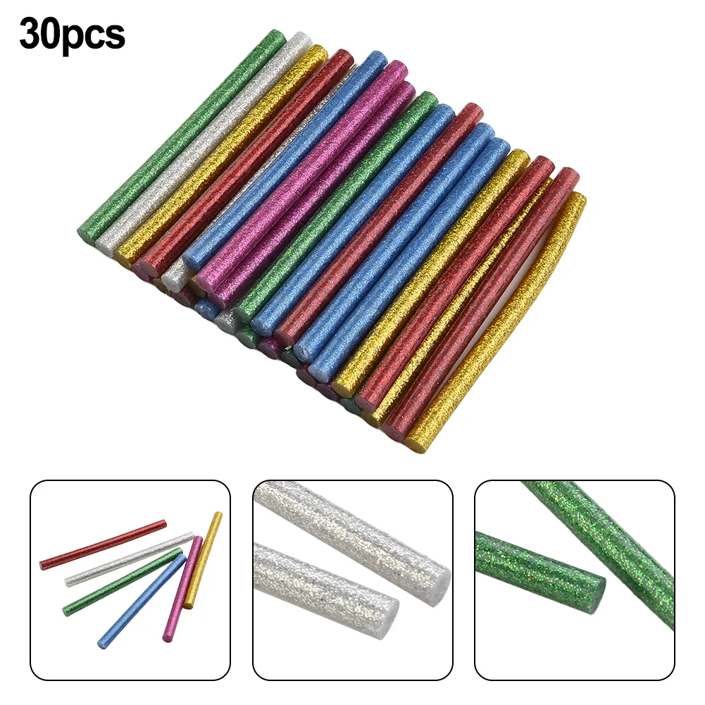 Hot Glue Sticks Repair Glitter Glue Hot Melt Parts Replacement Sticks 30Pcs Accessories Colored For Heating Durable
Hot Glue Sticks Repair Glitter Glue Hot Melt Parts Replacement Sticks 30Pcs Accessories Colored For Heating Durable