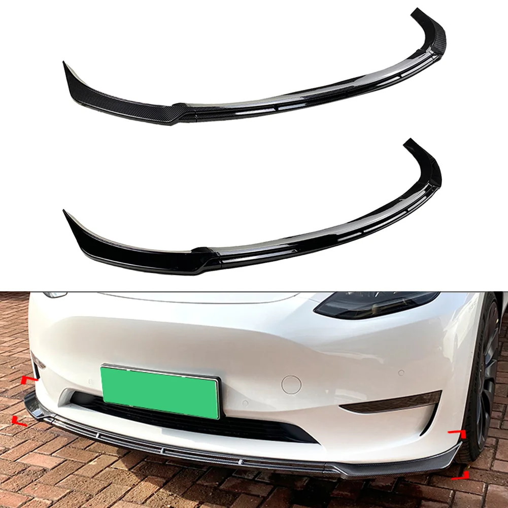 Car Front Bumper Lip Chin Spoiler Splitter Trim For Tesla Model Y 2020 2021 2022 Glossy Black/Carbon Fiber
Car Front Bumper Lip Chin Spoiler Splitter Trim For Tesla Model Y 2020 2021 2022 Glossy Black/Carbon Fiber