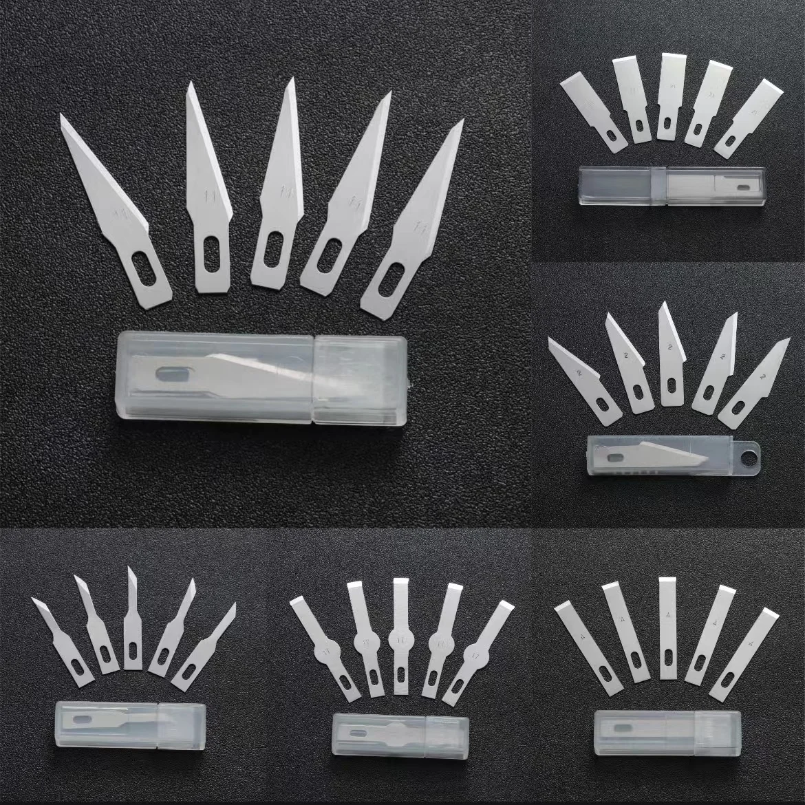 14 Styles Engraving Non-Slip Metal Scalpel Knife Parts 10Pcs Blades Cutter Craft Knives For Mobile Phone PCB Repair Hand Tools
14 Styles Engraving Non-Slip Metal Scalpel Knife Parts 10Pcs Blades Cutter Craft Knives For Mobile Phone PCB Repair Hand Tools