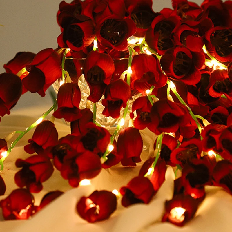 Creative LED Simulation Orchid Branch Flower Fairy String Light Wall Hanging Basket Flower Party Valentines Day Atmosphere Light
Creative LED Simulation Orchid Branch Flower Fairy String Light Wall Hanging Basket Flower Party Valentines Day Atmosphere Light