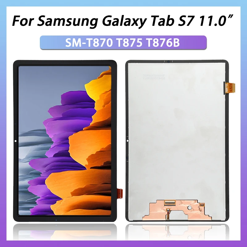 11 inch Original T870 LCD For Samsung Tab S7 SM-T870 T875 T876B LCD Display Touch Screen Digitizer Panel Assembly
11 inch Original T870 LCD For Samsung Tab S7 SM-T870 T875 T876B LCD Display Touch Screen Digitizer Panel Assembly