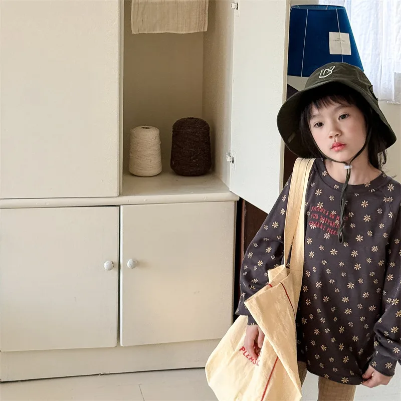 2025 Autumn New Children Long Sleeve T Shirts Cotton Boys Girls Versatile Bottoming Shirts Baby Casual Loose Tees Kids Clothes 14 Se0b73d60a3e54ae78dfe50ca04c588a57