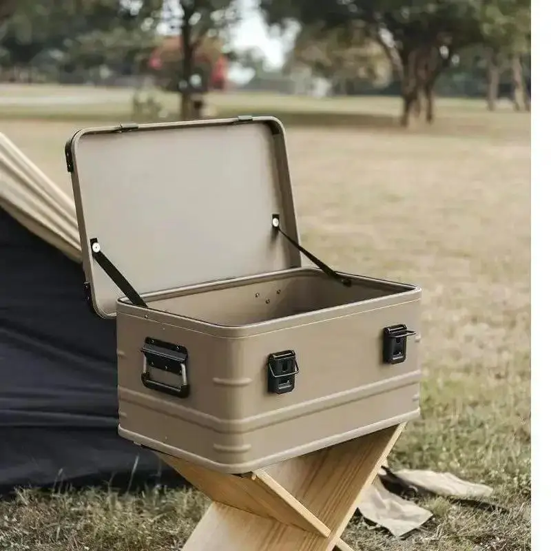 Aluminum Magnesium Alloy Storage Car Box Self Driving Travel Outdoor Camping Equipment 47L Capacity Suitcase Trunk Portable Case
Aluminum Magnesium Alloy Storage Car Box Self Driving Travel Outdoor Camping Equipment 47L Capacity Suitcase Trunk Portable Case