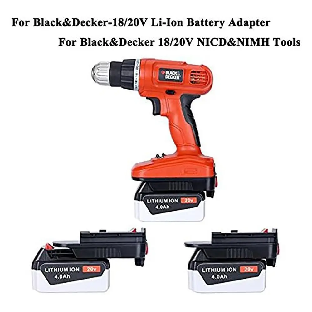 20V to 18V 20V Battery Adapter HPA1820 Adaptor Battery Tools Universal Lithium Battery Batteries Convertor for Black Decker
20V to 18V 20V Battery Adapter HPA1820 Adaptor Battery Tools Universal Lithium Battery Batteries Convertor for Black Decker