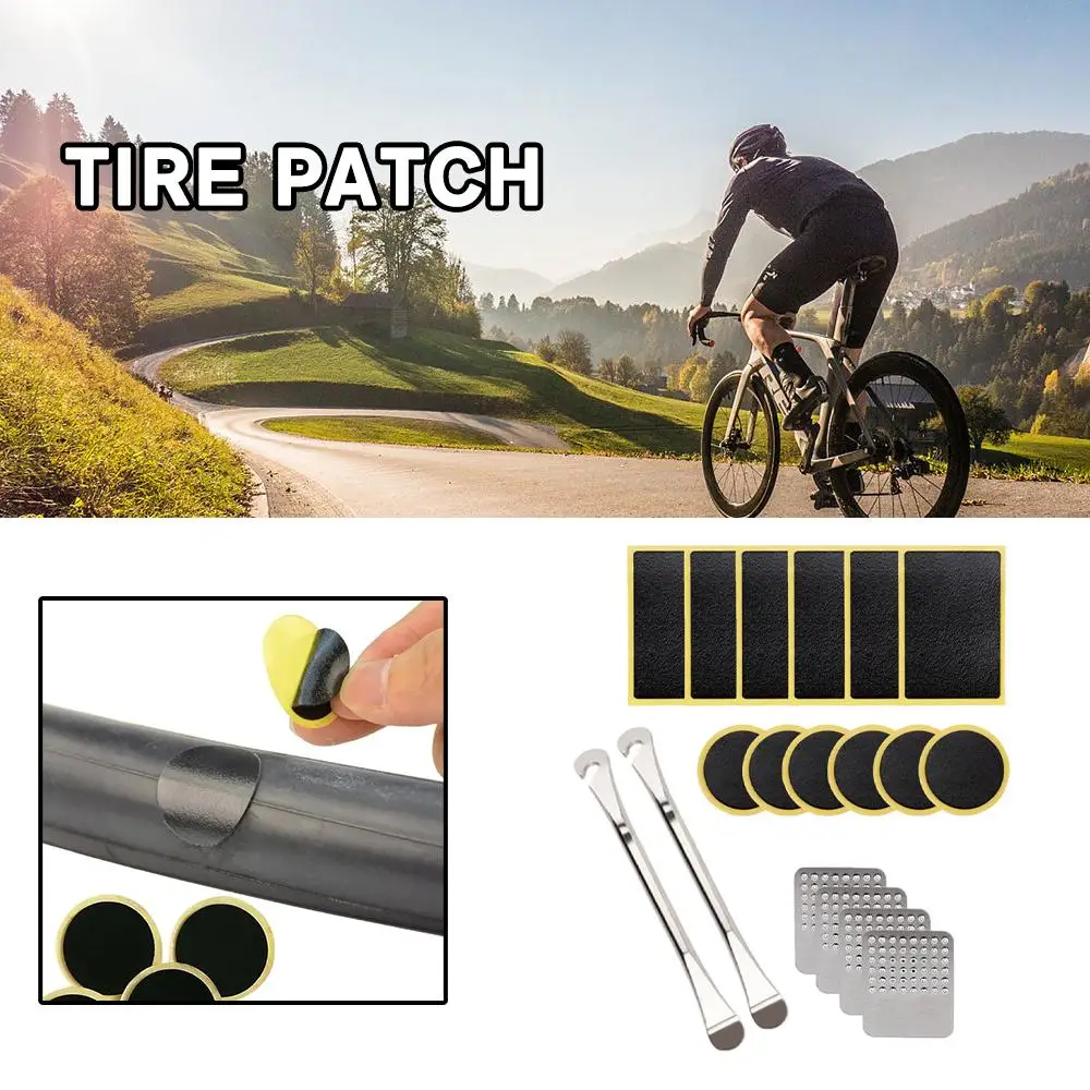 

Пластырь для велосипедных шин бесклеевой, рычаг для колес, для горных велосипедов, для ремонта дорог и горных велосипедов, внутренний клей, сухой велосипедный инструмент, Quick No-glue S B9M7