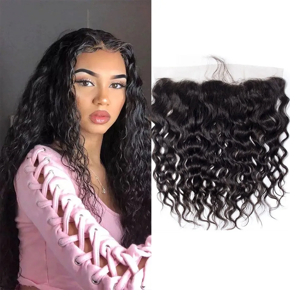 13x4 Water Wave Frontal Human Hair Brazilian Lace Closure with Baby Hair Brazilian Human Hair Bleached Knots Lace Frontal
13x4 Water Wave Frontal Human Hair Brazilian Lace Closure with Baby Hair Brazilian Human Hair Bleached Knots Lace Frontal