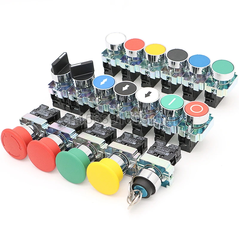 10Pcs XB2 Button Switch Self Reset Small Mushroom Head Emergency Stop 22mm Knob Key Start Inching Power On XB2-BS542 XB2-BA31
10Pcs XB2 Button Switch Self Reset Small Mushroom Head Emergency Stop 22mm Knob Key Start Inching Power On XB2-BS542 XB2-BA31