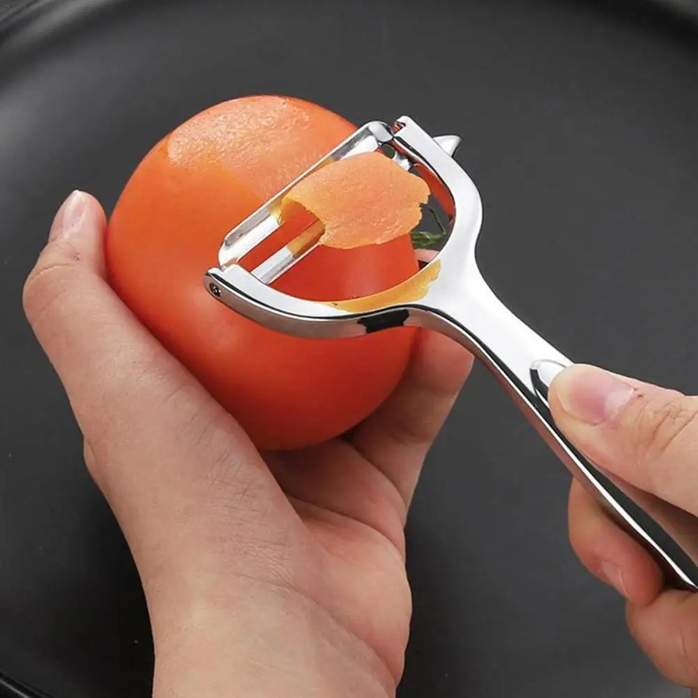 

Stainless Steel Vegetable Fruit Peeler Scraper Apples Potato Carrot Peeling Knife Multi-function Kitchen Gadgets Accessories