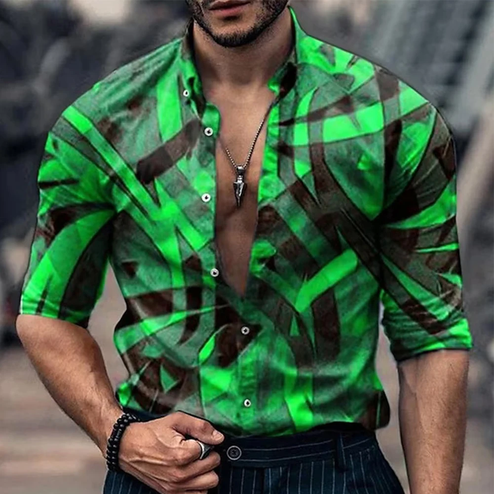 Men Button Down Muscle Shirt Baroque Digital Print Casual Long Sleeve Vintage Party Up Dress Work Man Shirts Formal Blouse
Men Button Down Muscle Shirt Baroque Digital Print Casual Long Sleeve Vintage Party Up Dress Work Man Shirts Formal Blouse