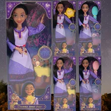2023 New Wish Star Romance Vinyl Star Wish Princess Asha WISH Doll Music Doll Toy Children's Birthday Gift Christmas Gift