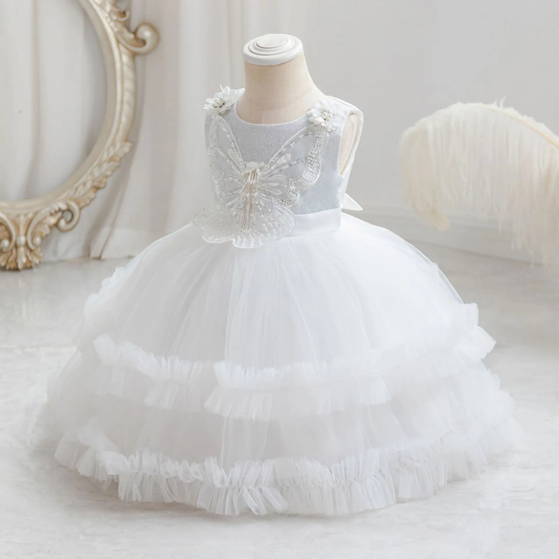 

Clothes For Baby Christmas Dress Infant Lace Birthday Party Princess Dress For Baby Girls Wedding Dresses Evening Gown