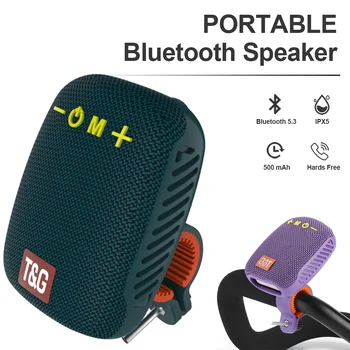 TG392 Portable Outdoor Bicycle Bluetooth-compatible Speaker Wireless Sound Box Hands-free Call IPX5 Waterproof Cycling Subwoofer