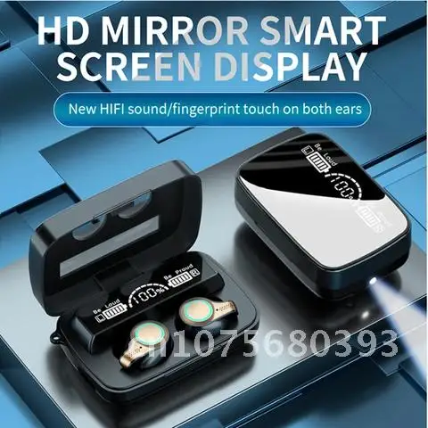 Wireless Headphones Briame M9-18 3000mAh power bank Bluetooth 5.1 Earphones Sport LED digital display Headset Charging box
Wireless Headphones Briame M9-18 3000mAh power bank Bluetooth 5.1 Earphones Sport LED digital display Headset Charging box