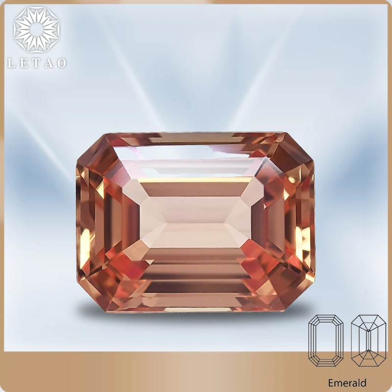 Lab Grown Sapphire Emerald Cut Sunset Orange Color Gemstone for Charms DIY Ring Earrings Materials Selectable AGL Certificate
Lab Grown Sapphire Emerald Cut Sunset Orange Color Gemstone for Charms DIY Ring Earrings Materials Selectable AGL Certificate