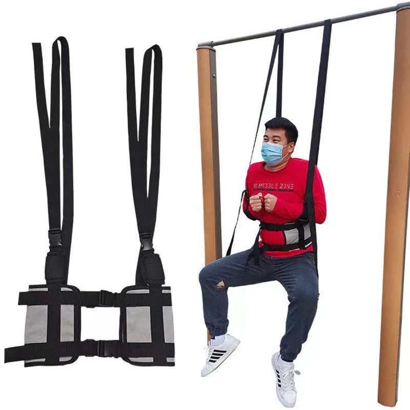 

Household Lumbar Retractor Belt Sling Hanging Horizontal Bar Waist Tensioner Stretcher Lumbar Disc Spine Rehabilitation Strap