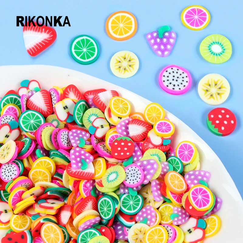 10G Cute Fruit Mix Nail Sequins For Nail Art Decorations Summer Strawberry Lemon Polymer Clay Flake DIY Design Manicure Supplies
10G Cute Fruit Mix Nail Sequins For Nail Art Decorations Summer Strawberry Lemon Polymer Clay Flake DIY Design Manicure Supplies