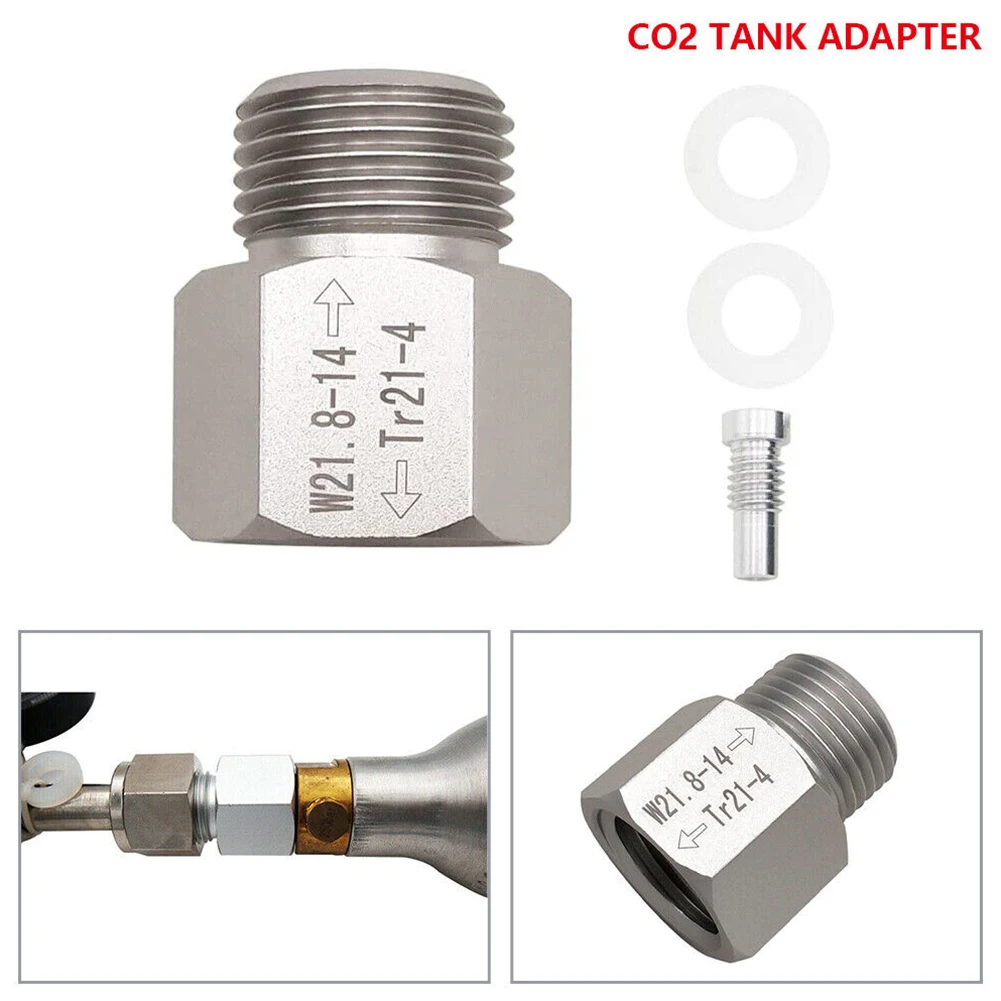 Cylinder Refill Adapter T21-4 To W21.8-14 CO2 -Aluminium CO2 Gas Cylinder Adapter W21.8x1/14" External Thread Adapter
Cylinder Refill Adapter T21-4 To W21.8-14 CO2 -Aluminium CO2 Gas Cylinder Adapter W21.8x1/14" External Thread Adapter
