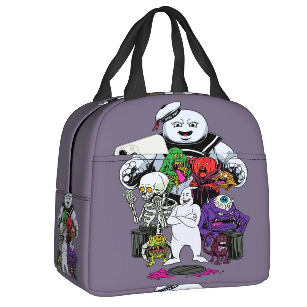 Ghostbusters Comedy Film Thermal Insulated Lunch Bags Women Resuable Lunch Tote for School Storage Food Box
Ghostbusters Comedy Film Thermal Insulated Lunch Bags Women Resuable Lunch Tote for School Storage Food Box