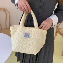 Simple Mummy Bag Niche Cotton Lunch Bag Soft Hand Carry Lunch Box Bag Portable Going Out Baby Bag Light Pure Color Handmade 
Simple Mummy Bag Niche Cotton Lunch Bag Soft Hand Carry Lunch Box Bag Portable Going Out Baby Bag Light Pure Color Handmade