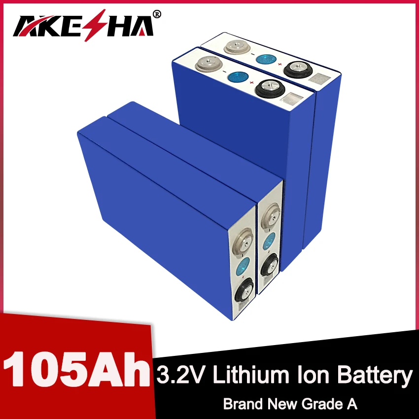 3.2V 105Ah LiFePO4 Battery Rechargeable Lithium Iron Phosphate Cell For Solar System EV Boat Forklift Golf Cart With Busbar
3.2V 105Ah LiFePO4 Battery Rechargeable Lithium Iron Phosphate Cell For Solar System EV Boat Forklift Golf Cart With Busbar