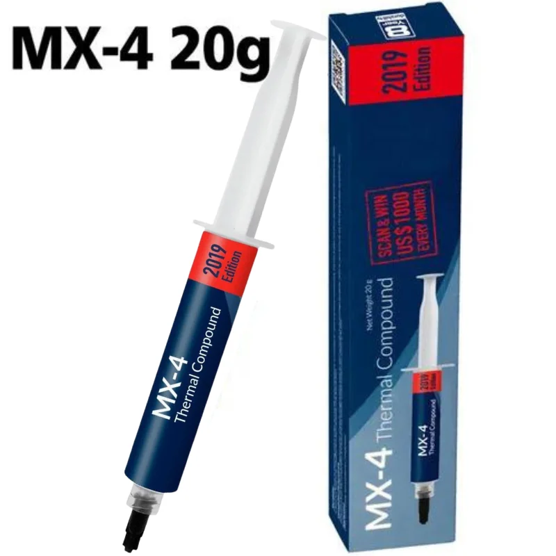 

MX-4 4g/8g/20g AMD Intel Processor CPU GPU Cooler Cooling Fan Thermal Grease Thermal Paste fluid Conductive Heatsink Plaster