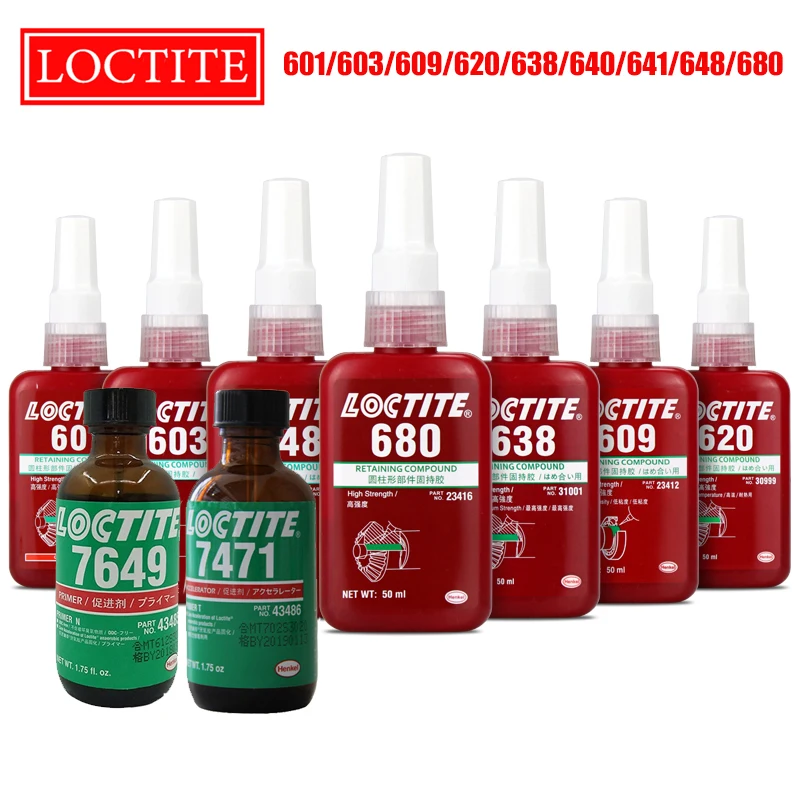 50 мл/250 мл Loctite 601 603 609 620 638 640 641 648 660 680 цилиндрические детали удерживающий клей подшипник ремонт клей герметик
50 мл/250 мл Loctite 601 603 609 620 638 640 641 648 660 680 цилиндрические детали удерживающий клей подшипник ремонт клей герметик