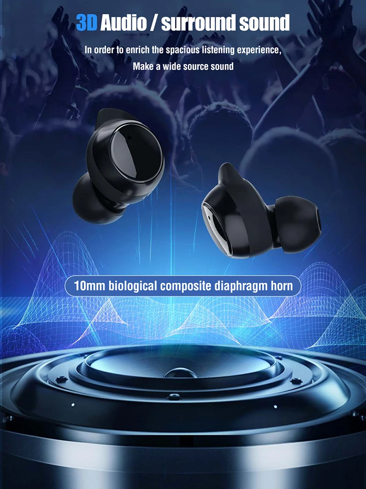 Новинка, TWS-Наушники Mini True Wireless, Bluetooth-гарнитура 5,3, спортивные водонепроницаемые наушники с акустическим ШПД и зарядным устройством, бесплатная доставка
Новинка, TWS-Наушники Mini True Wireless, Bluetooth-гарнитура 5,3, спортивные водонепроницаемые наушники с акустическим ШПД и зарядным устройством, бесплатная доставка