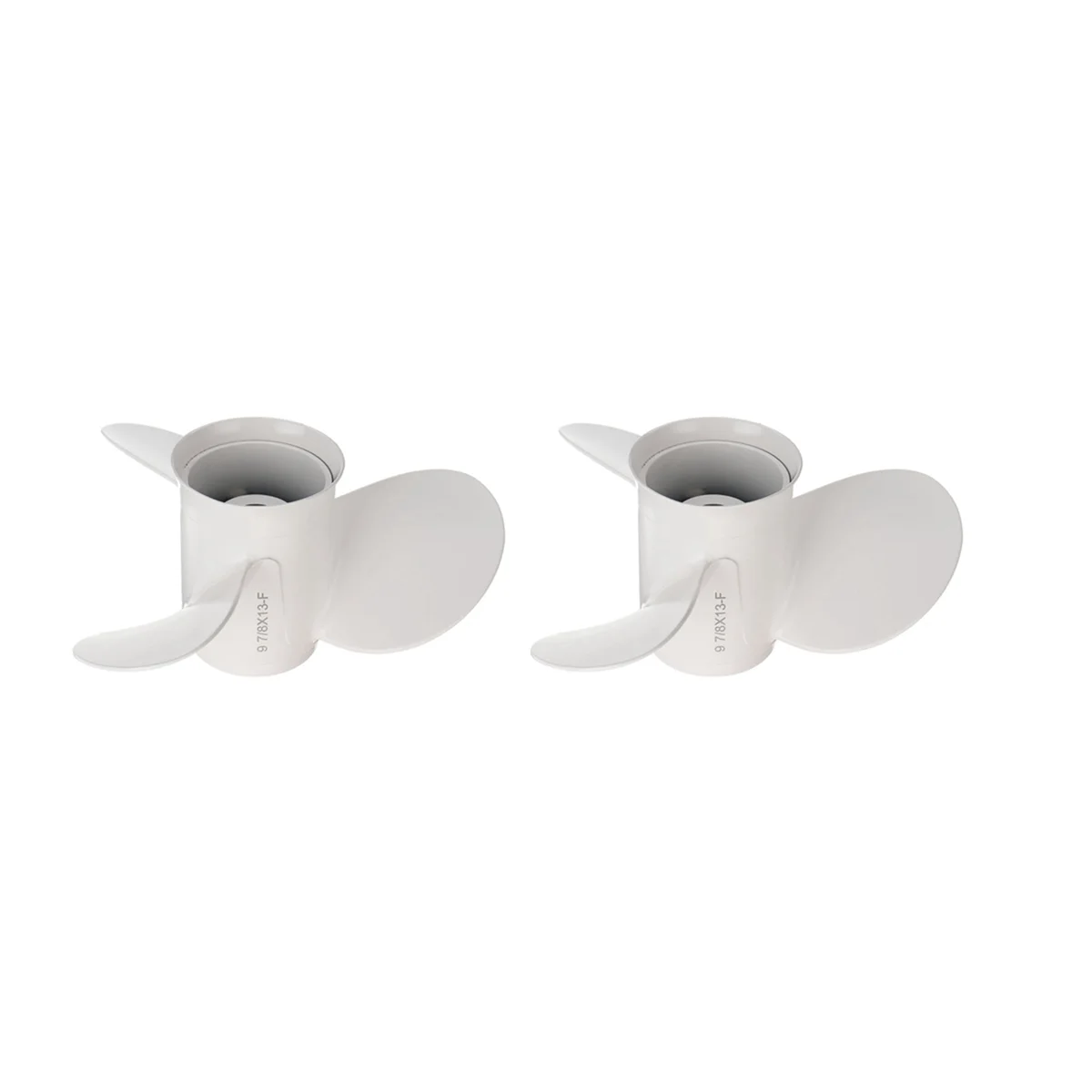 2X 664-45949-02-El Marine Boat Outboard Propeller 9 7/8 x 13 for Yamaha 20-30Hp Right-Hand Rotation 3 Blades White
2X 664-45949-02-El Marine Boat Outboard Propeller 9 7/8 x 13 for Yamaha 20-30Hp Right-Hand Rotation 3 Blades White