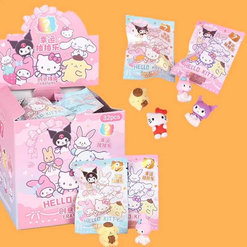 Sanrio Kawaii Assembly Eraser Cartoon Hello Kitty My Melody Cinnamoroll Lucky Draw Toy Eraser Children's Stationery BirthdayGift
Sanrio Kawaii Assembly Eraser Cartoon Hello Kitty My Melody Cinnamoroll Lucky Draw Toy Eraser Children's Stationery BirthdayGift