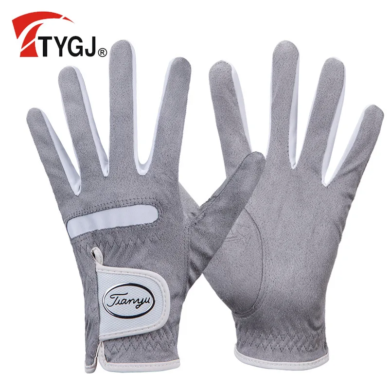 

1Pc Ttygj Golf Handschoenen Mannen Fiber Doek Handschoenen Zacht Ademend Antislip Links/Rechts Outdoor sport Handschoenen Mannel