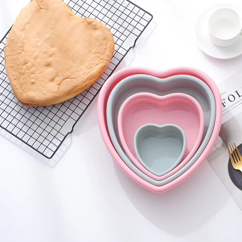 Multi-size Heart Silicone Cake Mold DIY Love Layered Baking Pan Chocolate Candy Jelly Ice Mould Cute Gift Soap Candle Making Set
Multi-size Heart Silicone Cake Mold DIY Love Layered Baking Pan Chocolate Candy Jelly Ice Mould Cute Gift Soap Candle Making Set