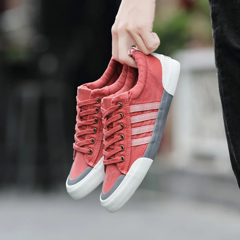 Canvas Shoes Men Sneakers Casual Breathable Walking Flats Lace-up Skateboard Trainers Fashion Lightweight Man Vulacnized Shoes
Canvas Shoes Men Sneakers Casual Breathable Walking Flats Lace-up Skateboard Trainers Fashion Lightweight Man Vulacnized Shoes