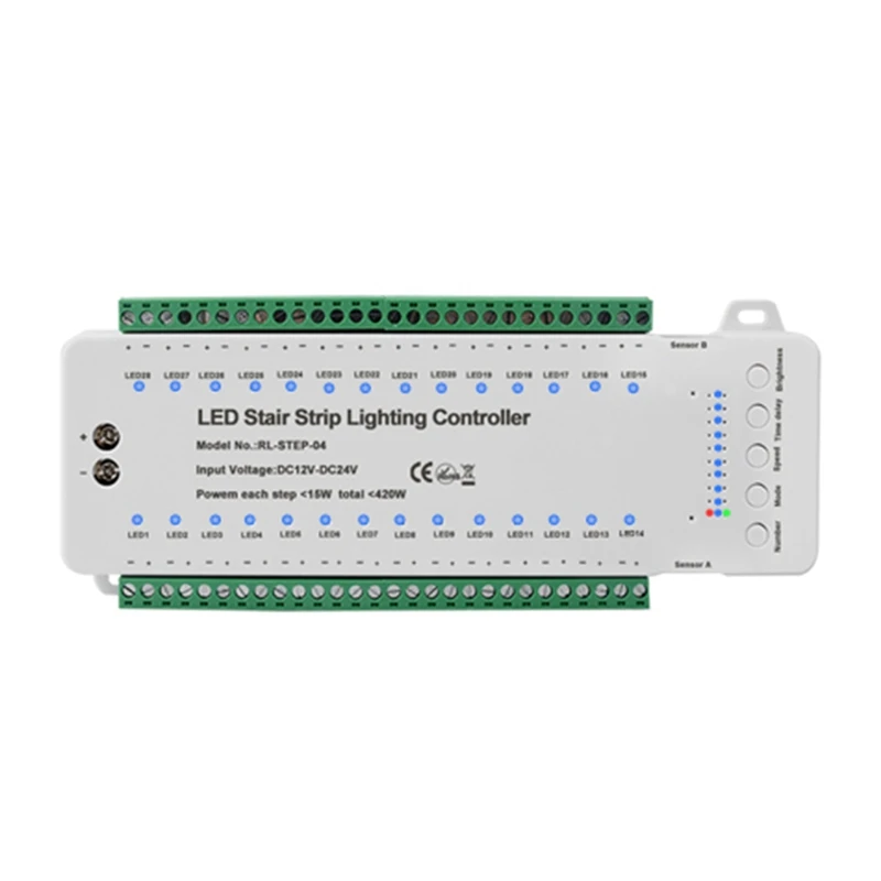 28 Steps Stair Light Controller With Remote- Reactive Lighting - Stair Lighting System - Automatic LED Stair Lighting
28 Steps Stair Light Controller With Remote- Reactive Lighting - Stair Lighting System - Automatic LED Stair Lighting