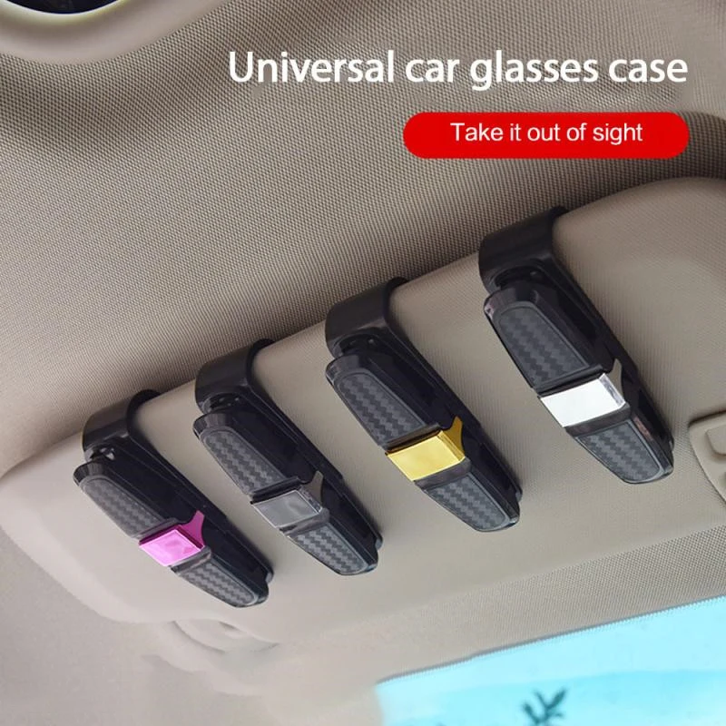 For Sunglasses Eyeglasses Ticket Card Universal Multi-Function Car Interior 4 Color Auto Sun Visor Glasses Fastener Clip Holder
For Sunglasses Eyeglasses Ticket Card Universal Multi-Function Car Interior 4 Color Auto Sun Visor Glasses Fastener Clip Holder