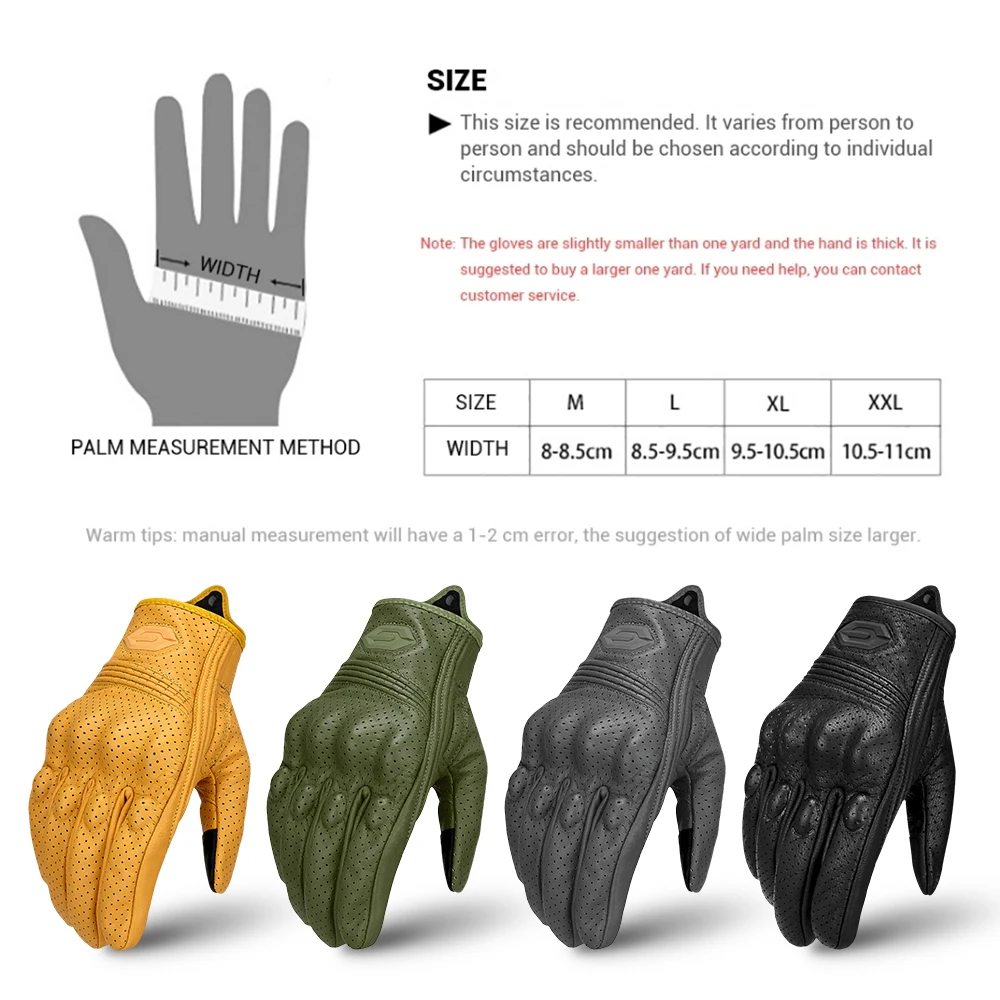 Leather Motorcycle Gloves Summer Breathable Mesh Moto Gloves Touch Function Motorbike Gloves Motocross Off-Road Racing Gloves Leather Motorcycle Gloves Summer Breathable Mesh Moto Gloves Touch Function Motorbike Gloves Motocross Off-Road Racing Gloves