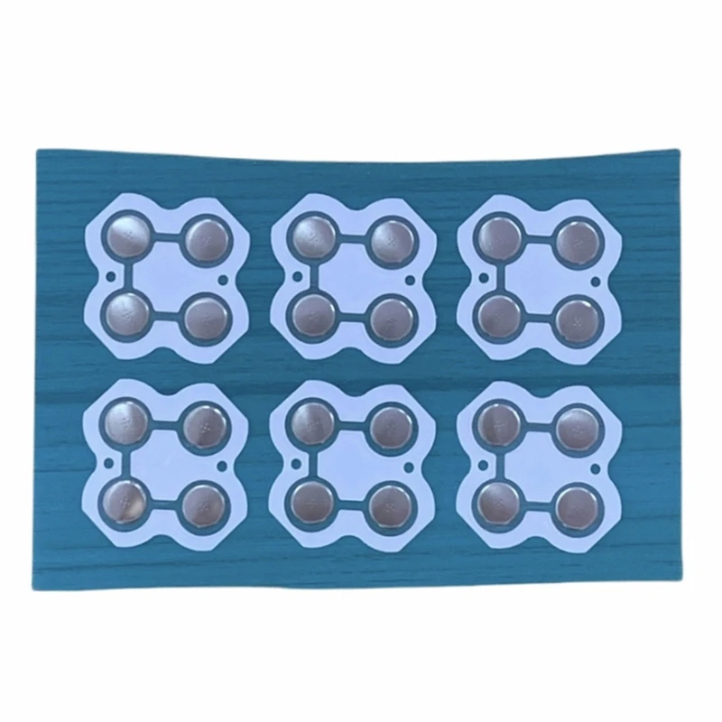 6Pcs D Pad Buttons Conductive Film for NS Game Controllers Replacement Game Handle ABXY Conductive Film
6Pcs D Pad Buttons Conductive Film for NS Game Controllers Replacement Game Handle ABXY Conductive Film