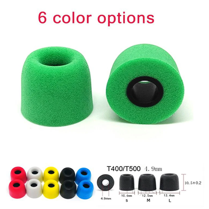 1Pair T400 Memory Foam Eartips 4.9mm(LMS) Caliber T500 Sponge Ear Pads For In-ear Headphones Tips Ear Cotton Headset Accessories
1Pair T400 Memory Foam Eartips 4.9mm(LMS) Caliber T500 Sponge Ear Pads For In-ear Headphones Tips Ear Cotton Headset Accessories