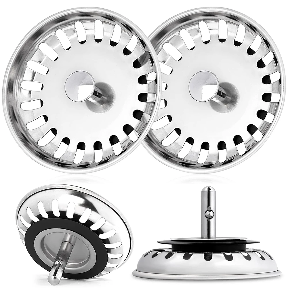 1pc Stainless Steel Basin Waste Plug Kitchen Sink Strainer Replacement Accessories Kitchen Bathroom Supplies 80mm/82mm/84mm
1pc Stainless Steel Basin Waste Plug Kitchen Sink Strainer Replacement Accessories Kitchen Bathroom Supplies 80mm/82mm/84mm