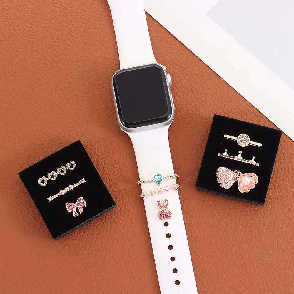 Bracelet Diamond For Apple Watch Band Decorative Ring Watch Band Ornament Wristbelt CharmsFor Smart Watch Band
Bracelet Diamond For Apple Watch Band Decorative Ring Watch Band Ornament Wristbelt CharmsFor Smart Watch Band