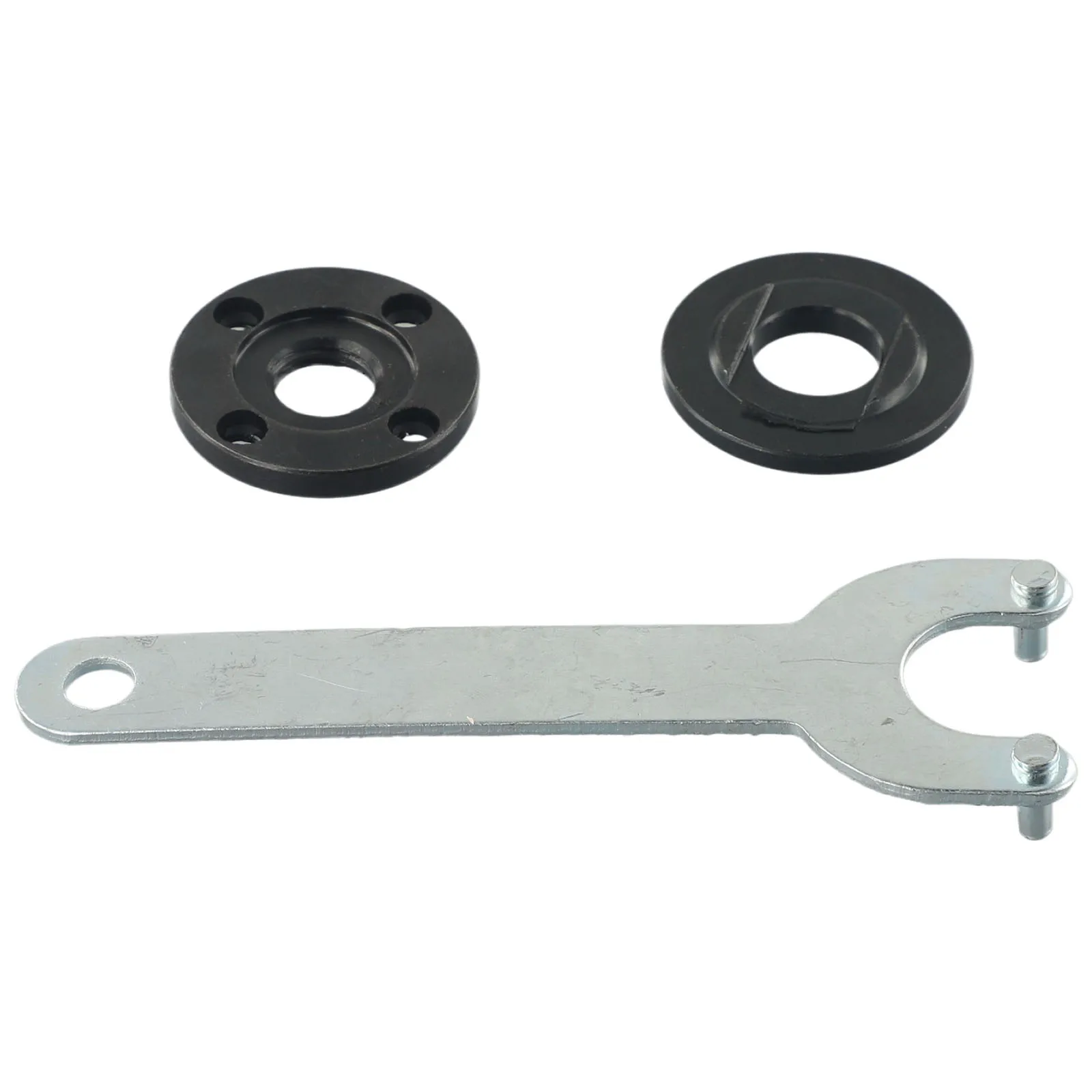 Thread Replacement Angle Grinder Metal Pressure Plate Inner Outer Flange Nut Set Tools For Spindle Thread With Wrench
Thread Replacement Angle Grinder Metal Pressure Plate Inner Outer Flange Nut Set Tools For Spindle Thread With Wrench