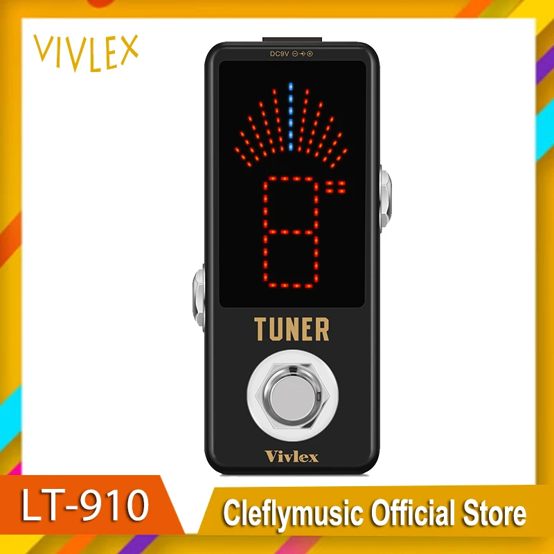 VIVLEX Tuner Effect Pedal Chromatic High Precision Tuning Tuner Guitar Pedal with LED Display True Bypass Guitar Accessories
VIVLEX Tuner Effect Pedal Chromatic High Precision Tuning Tuner Guitar Pedal with LED Display True Bypass Guitar Accessories