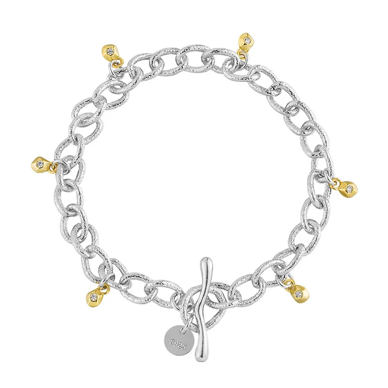 Fashion minimalist OT chain 18k gold or rhodium or black plated zircon bracelets for anniversary 925 sterling silver women brace
Fashion minimalist OT chain 18k gold or rhodium or black plated zircon bracelets for anniversary 925 sterling silver women brace