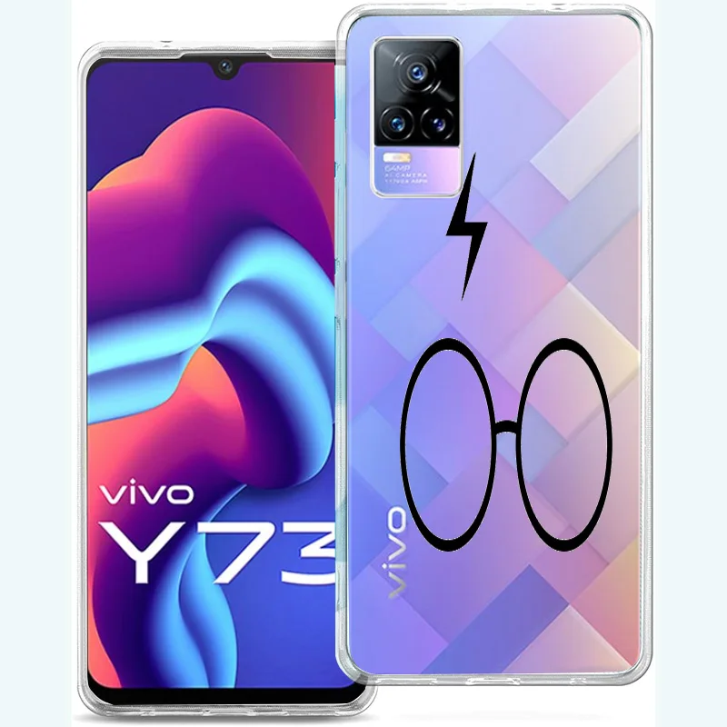 Чехол для телефона VIVO Y73 2021 V21E 4G Прозрачный мягкий силиконовый чехол из ТПУ с