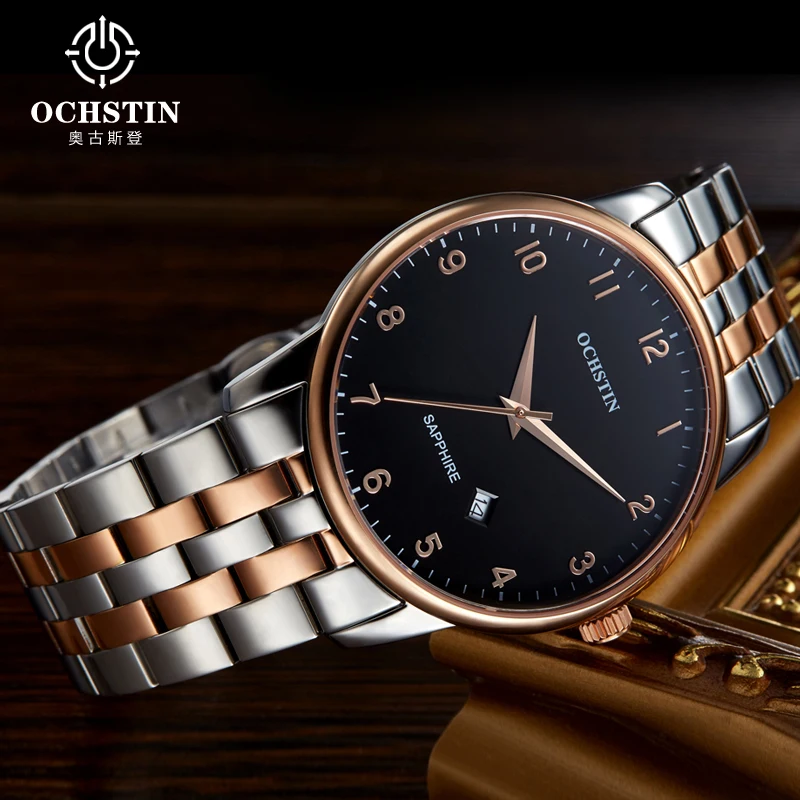 

OCHSTIN2024 New Men's Gentle Series Casual Fashion Imported Multi functional Quartz Movement Watch Men's Quartz Watch