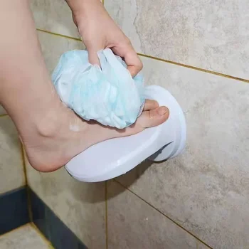 Bathroom Shower Foot Rest Shaving Leg Step Aid Grip Holder Pedal Step Suction Cup Non Slip Foot Pedal Wash Feet