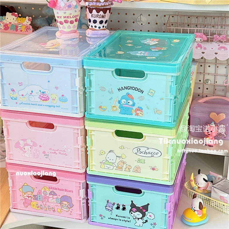 Kawaii Kuromi Cinnamoroll My Melody Transparent Printed Storage Box with Lid Anime Sanrio Girly Heart Cute Foldable Glove Box
Kawaii Kuromi Cinnamoroll My Melody Transparent Printed Storage Box with Lid Anime Sanrio Girly Heart Cute Foldable Glove Box